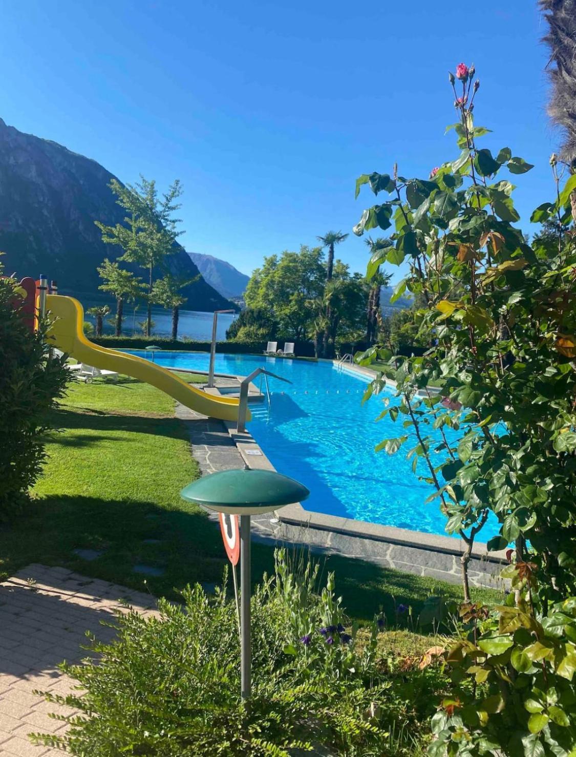 Bellavista Apartment Bissone Buitenkant foto