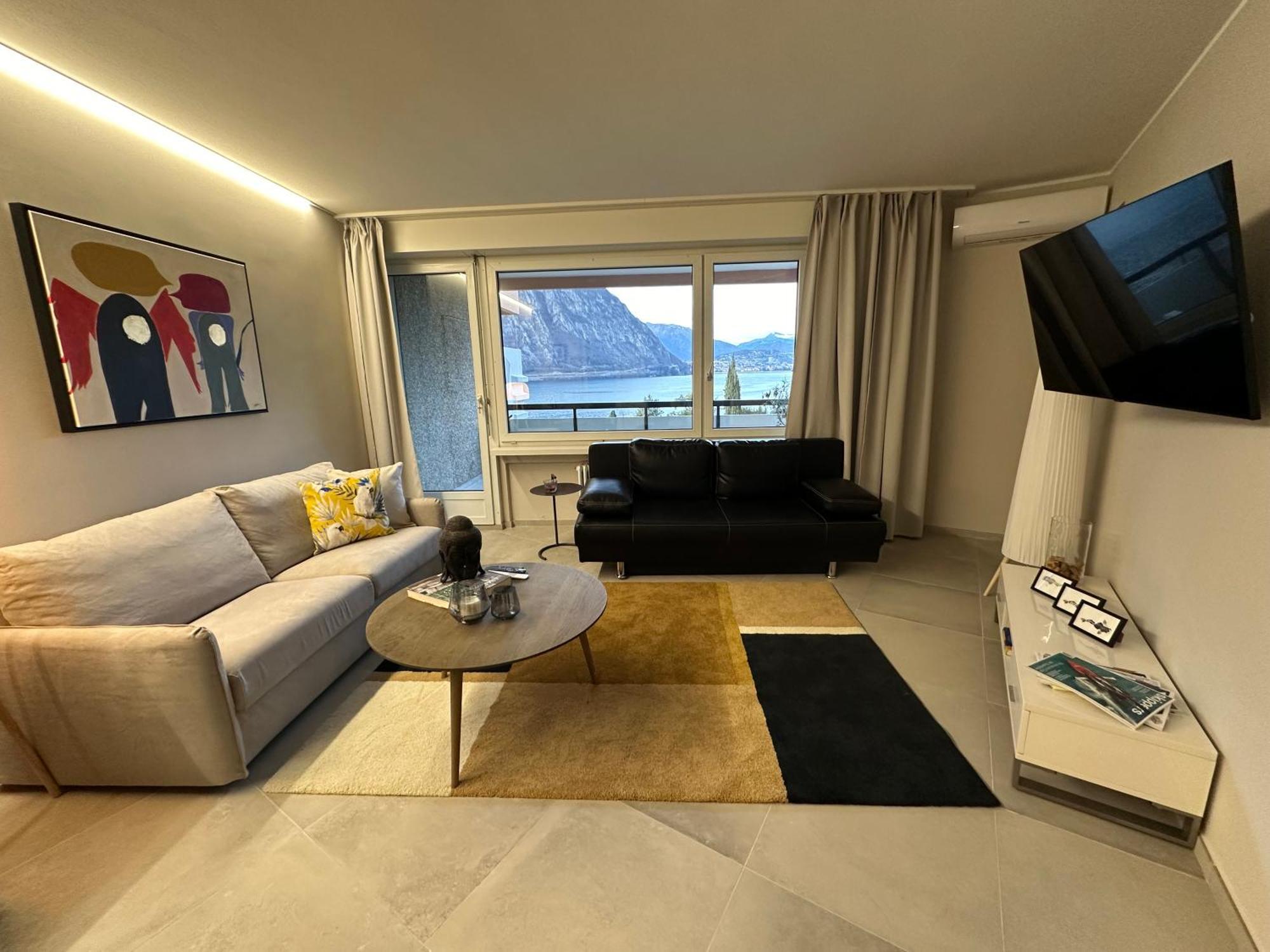 Bellavista Apartment Bissone Buitenkant foto