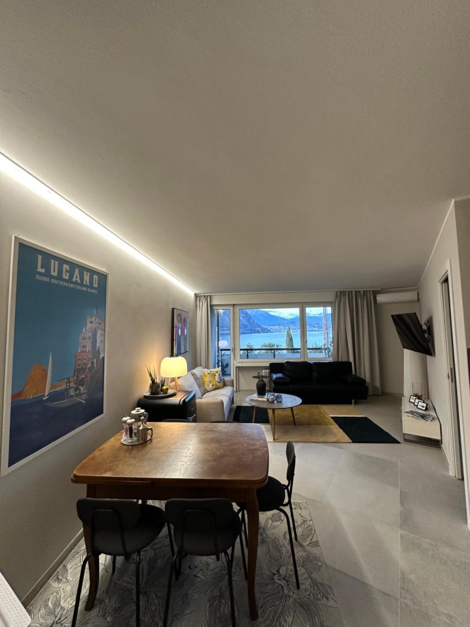 Bellavista Apartment Bissone Buitenkant foto